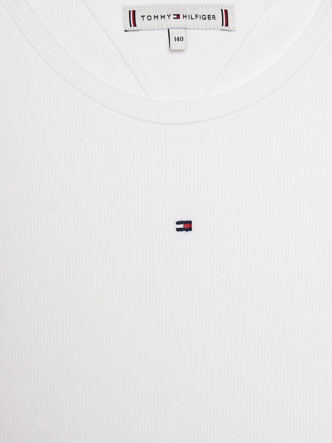 Tommy Hilfiger Tommy Hilfiger Marškinėliai Essential KG0KG08138 Balta Regular Fit