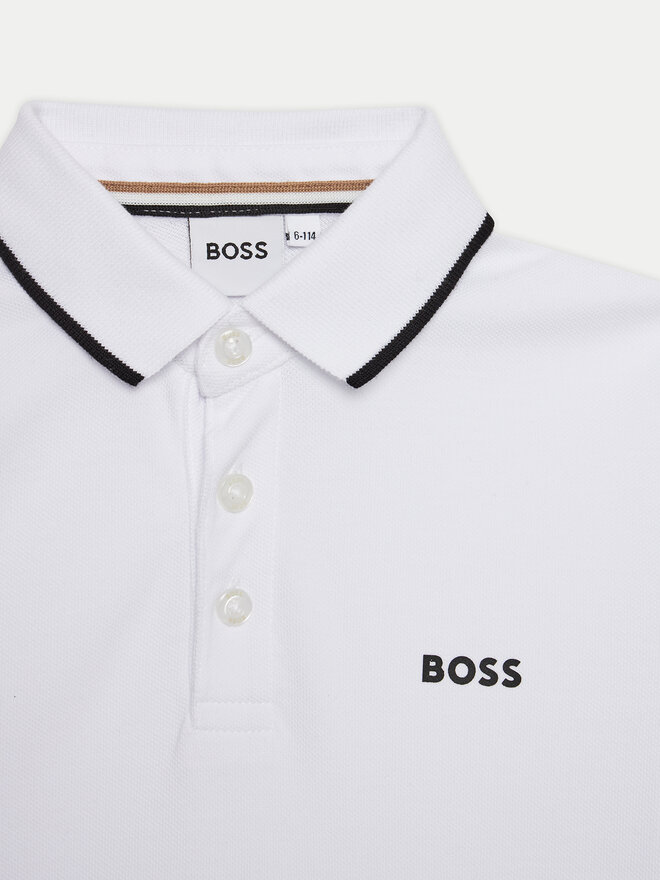 BOSS Boss Поло J51171 S Білий Regular Fit