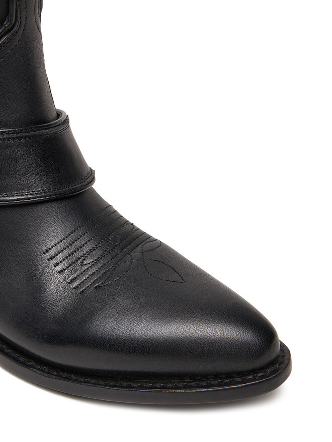 Naked Wolfe Kowbojki Naked Wolfe THE OUTLAW BOOT Czarny