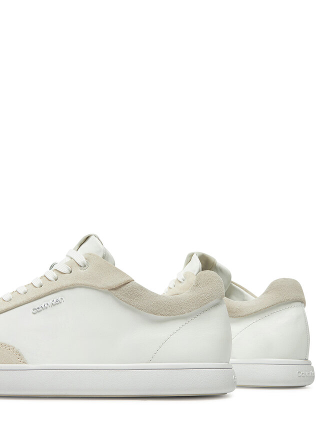 Calvin Klein Сникърси Calvin Klein Cupsole Lace Up - Lth Sue Mix HW0HW02435 Бежов