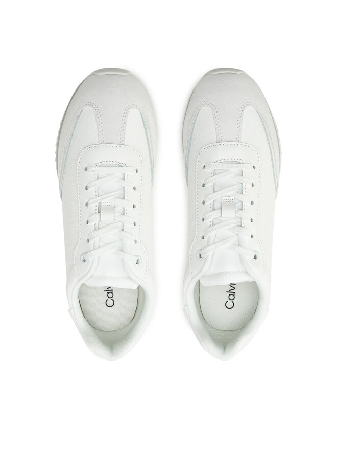 Calvin Klein Αθλητικά Calvin Klein Runner Lace Up - Mono Mix HW0HW02294 Λευκό