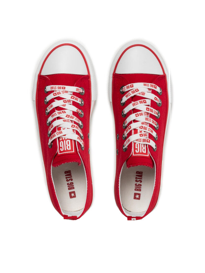 Big Star Shoes Trampki Big Star Shoes KK274104 Czerwony