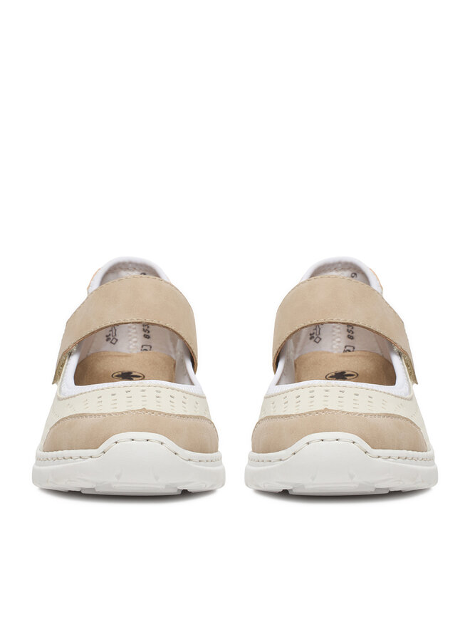 Rieker Halbschuhe Rieker CEO-L32B5-81 Creme