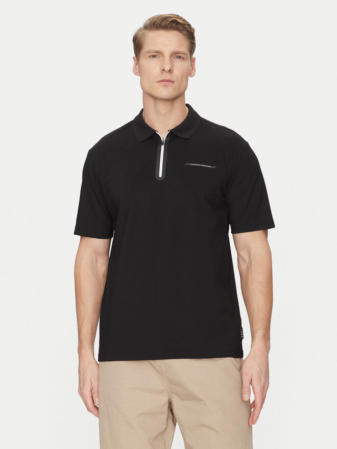Jack&Jones Jack&Jones Polo Fusion 12273127 Μαύρο Regular Fit