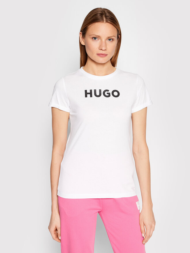 HUGO HUGO Camiseta 50473813 Blanco Slim Fit
