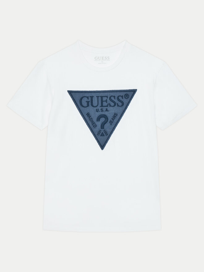 Guess Guess Marškinėliai L5RI14 K8HM4 Balta Regular Fit