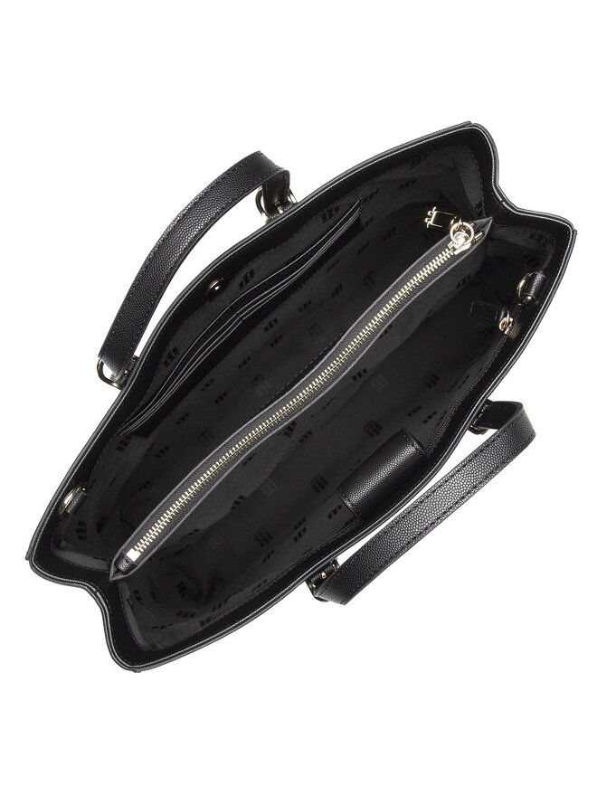 Tommy Hilfiger Handtasche Tommy Hilfiger Th Timeless Work Bag AW0AW13159 Schwarz
