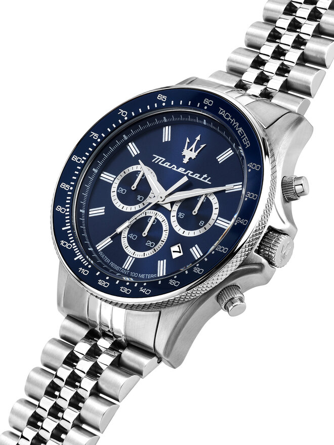 Maserati Ceas Maserati Sfida Chronograph R8873640025 Argintiu
