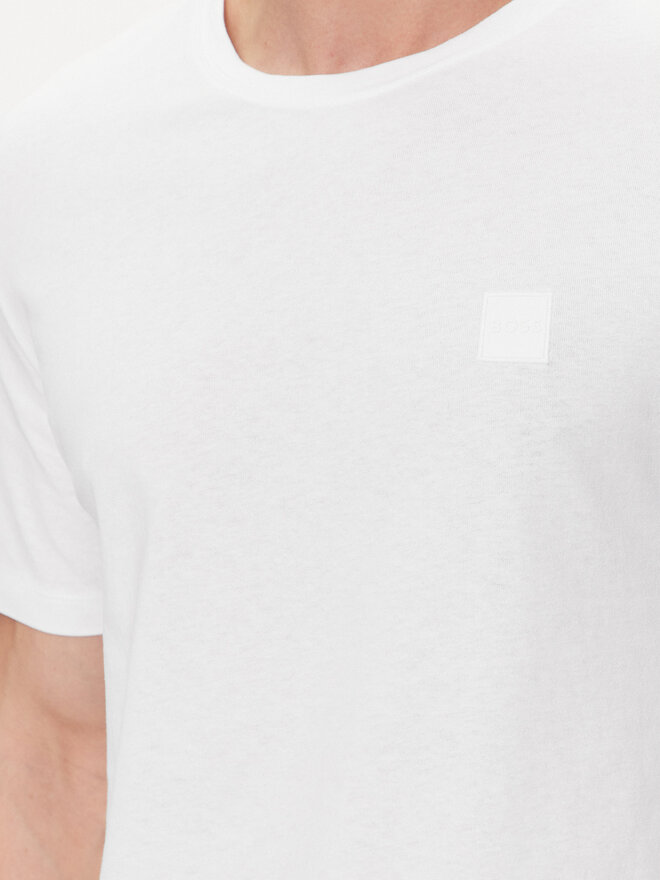BOSS BOSS Camiseta Tales 50508584 Blanco Relaxed Fit