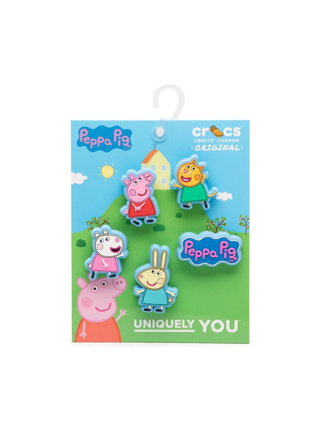 Crocs Decorazione per scarpe Crocs Jibbitz Peppa Pig 5 Pack 10010006 Blu
