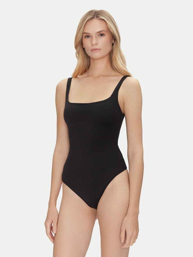 Guess Guess Боді O4BM16 KCDE0 Чорний Slim Fit