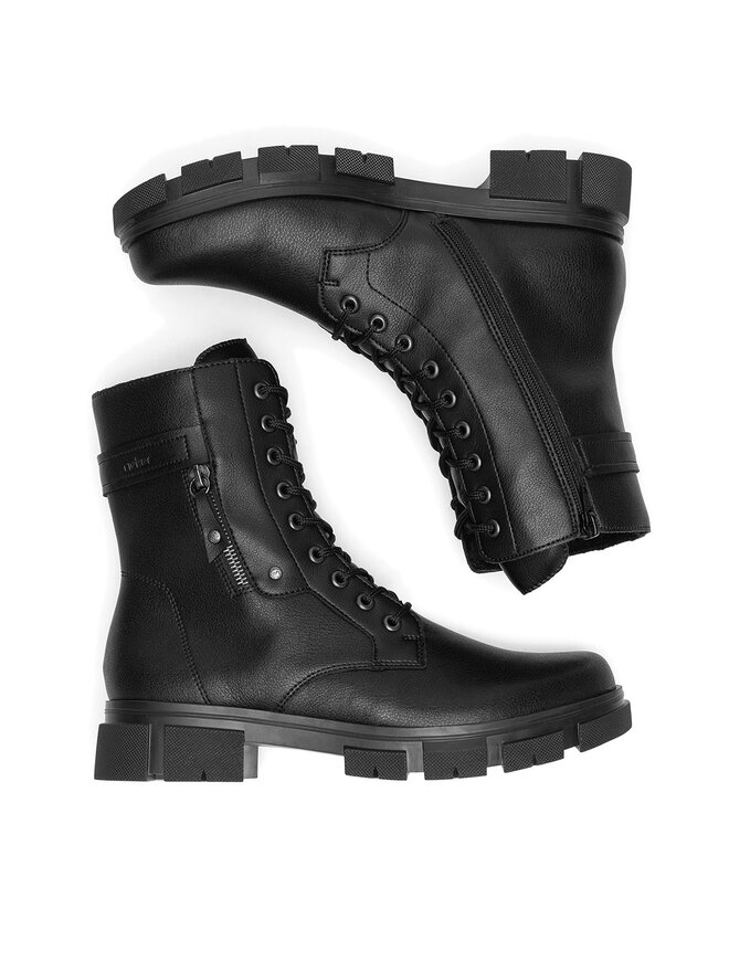 Rieker Bokacsizma Rieker Y7113-00 Fekete