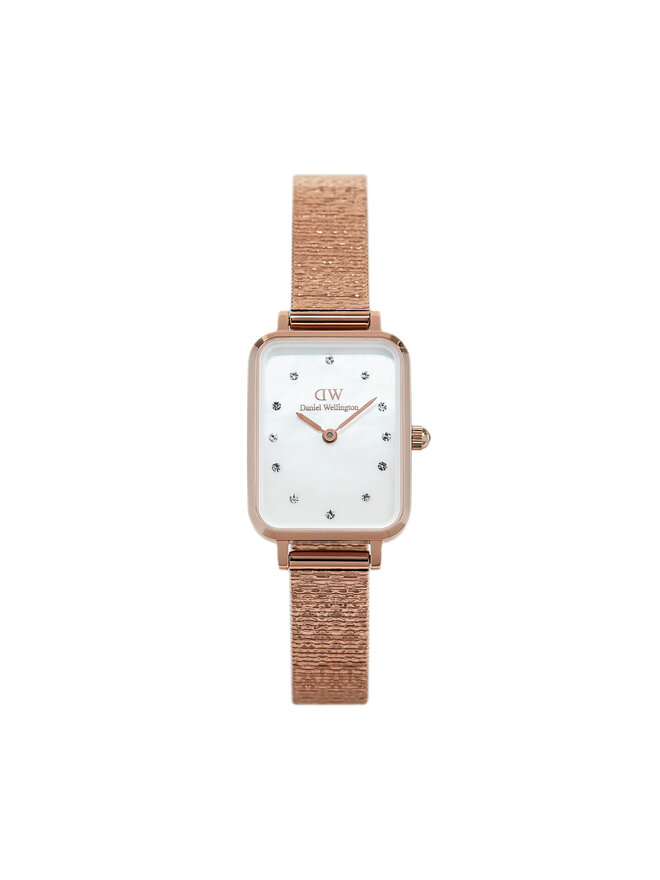 Daniel Wellington Zegarek Daniel Wellington Quadro Lumine Pressed Piano DW00100578 Złoty