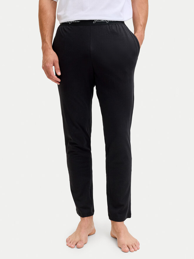Jack & Jones Jack & Jones Pižamos kelnės Clyde 12291501 Juoda Regular Fit