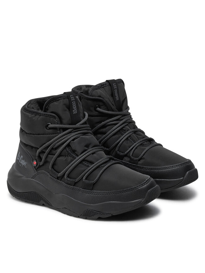 Lee Cooper Polokozačky Lee Cooper LCJ-24-03-3066LA Černá