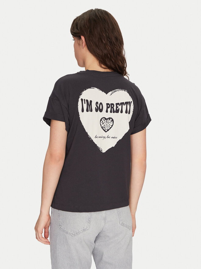 Noisy May Noisy May T-Shirt Gaby 27032954 Schwarz Regular Fit