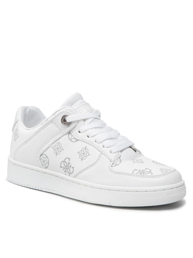 Guess Zapatillas Para Mujer Blairin, Logo Blanco, 38.5 EU : GUESS