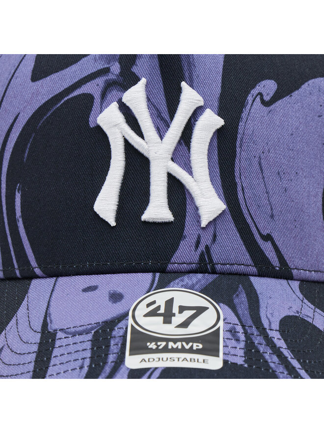 47 Brand Kšiltovka 47 Brand Mlb New York Yankees Enamel Twist Mesh '47 Mvp Dt B-ENLDT17PTP-PP Fialová