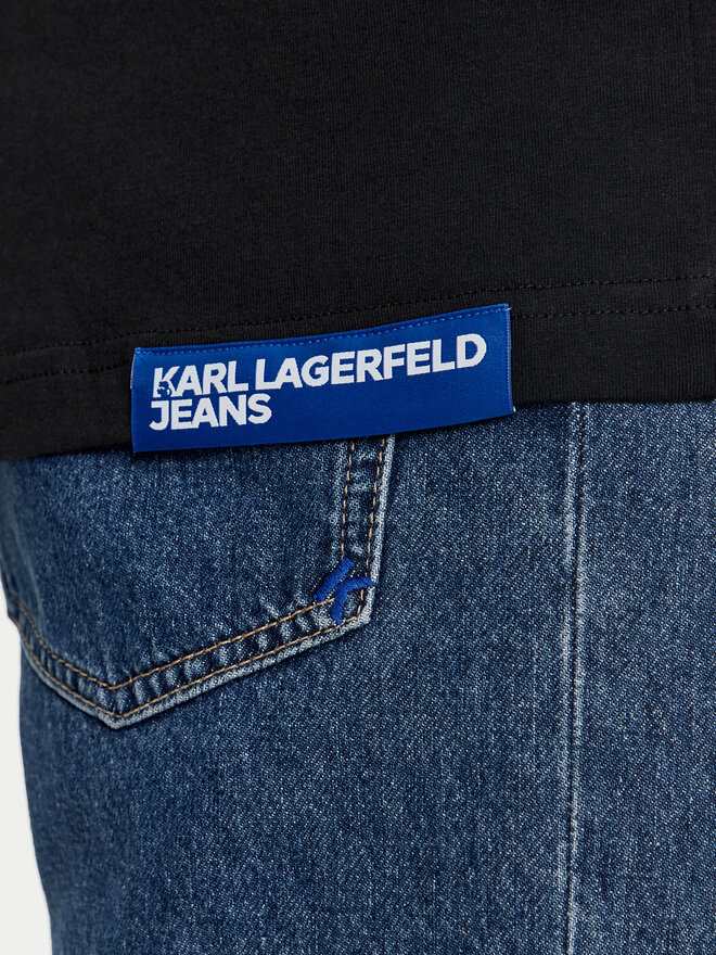Karl Lagerfeld Jeans Karl Lagerfeld Jeans Camiseta 241D1708 Blanco Regular Fit