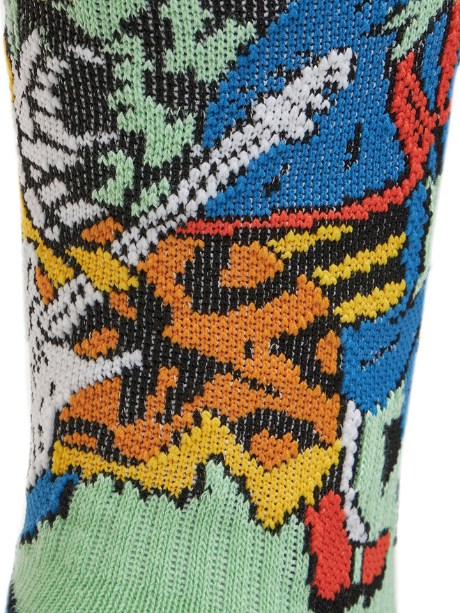 Volcom Zestaw 4 par wysokich skarpet unisex Volcom Fa Bob Mollena D6312506 Kolorowy