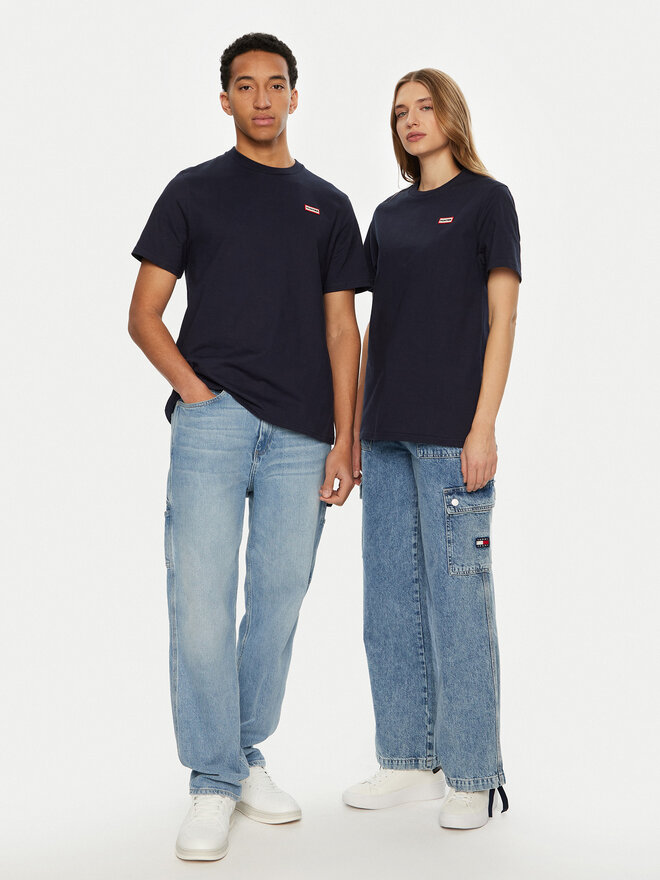 Hunter Hunter Póló HARU0006242 Sötétkék Regular Fit