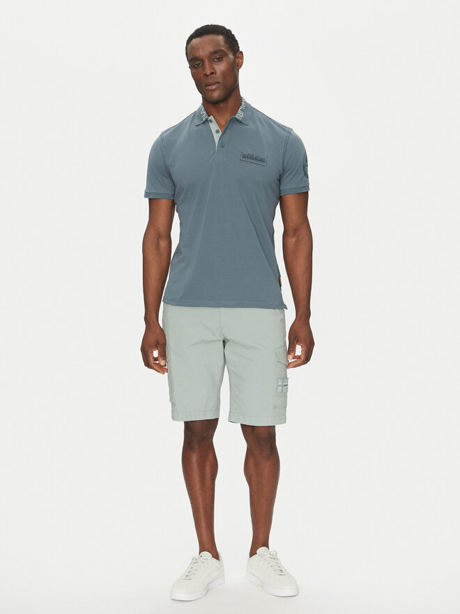 Napapijri Napapijri Poloshirt E-Amundsen NP0A4IN9 Blau Regular Fit