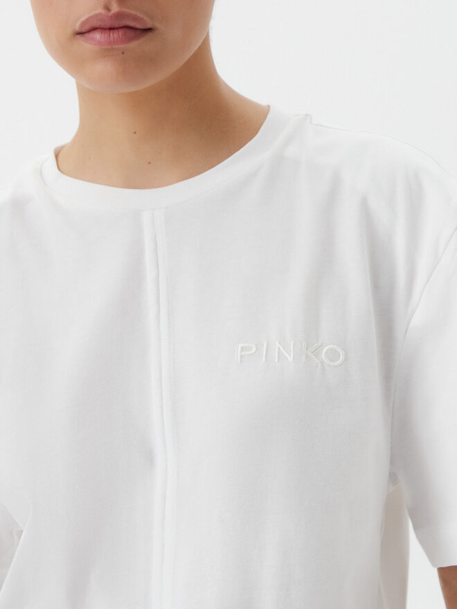 PINKO PINKO Camiseta Tuca 105015 A2ID Blanco Regular Fit