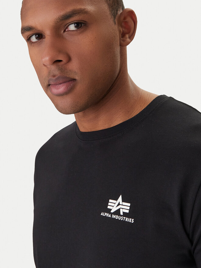 Alpha Industries Alpha Industries T-Shirt Basic 188505 Schwarz Regular Fit