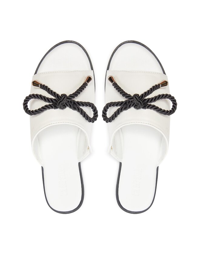 Big Star Shoes Klapki Big Star Shoes NN274067 Biały