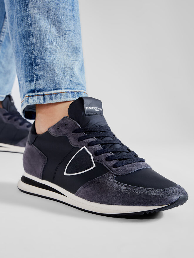 Sneakers Philippe Model Veau TZLU 6005 Bleu marine chaussures