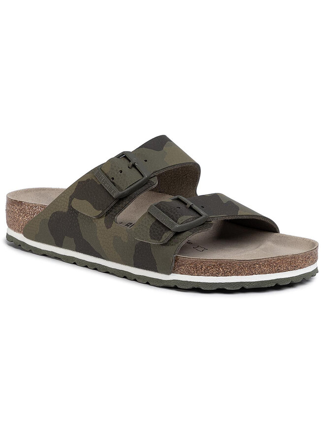 Pantoletten Birkenstock Arizona Bs 1015510 Grun eschuhe