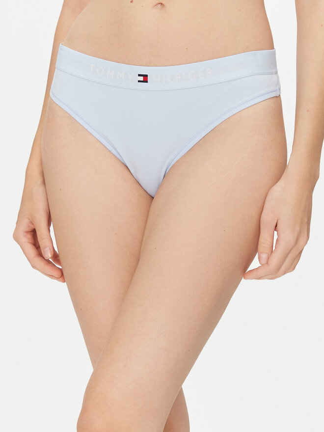 Tommy Hilfiger Tommy Hilfiger Στρίνγκ UW0UW04146 Γαλάζιο