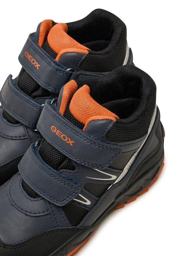 Geox Schnürschuhe Geox Jr New Savage B Abx J261WA 0MEFU C0659 S Dunkelblau