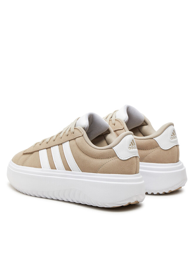 adidas Sneakersy adidas Grand Court Platform IH2408 Beżowy