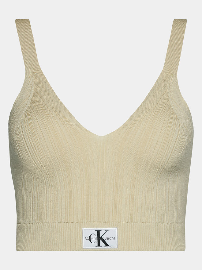 Calvin Klein Jeans Calvin Klein Jeans Top Label J20J223152 Grün Slim Fit