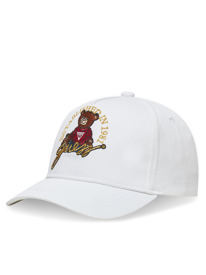 Guess Czapka z daszkiem Guess H5RZ09 WO08O Biały