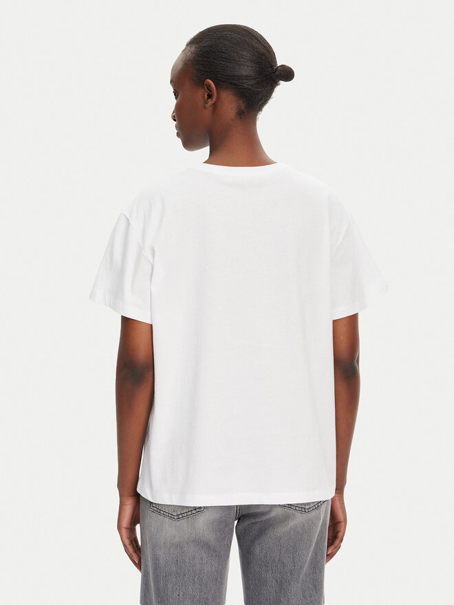 TWINSET TWINSET Camiseta 251TT2041 Blanco Relaxed Fit