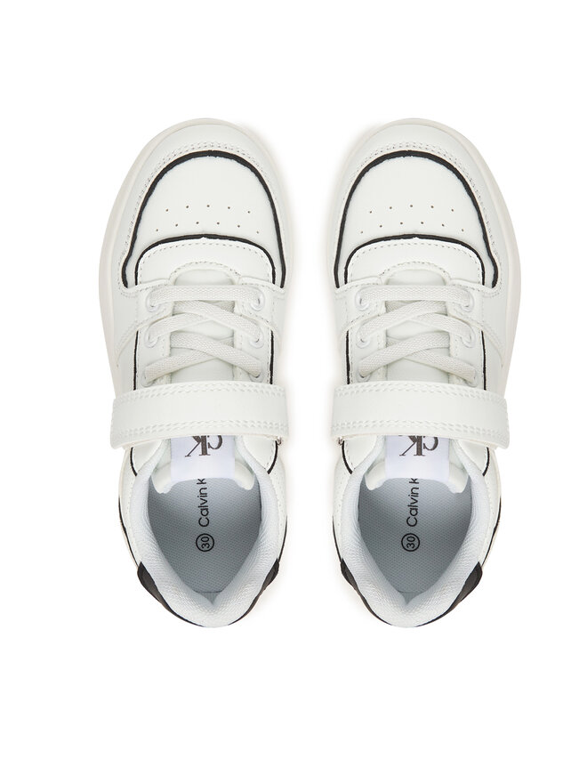 Calvin Klein Sneakers Calvin Klein Low Cut Lace-Up/Velcro V1X9-83278-1355 S Weiß