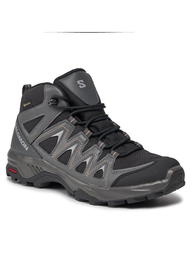 Salomon Trekkingschuhe Salomon X Braze Mid GORE-TEX L47181200 Schwarz