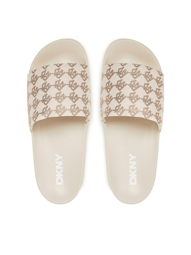 DKNY Шльопанці DKNY Zella K2533210 Бежевий