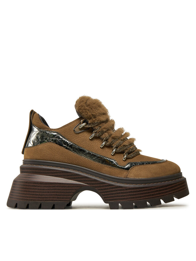 MICHAEL Michael Kors Félcipő MICHAEL Michael Kors Shiloh Bootie 40F4SSFE8L Barna