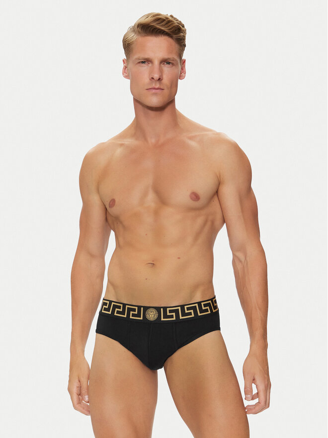 Versace Versace Σλιπ AU10027 1A10011 Μαύρο