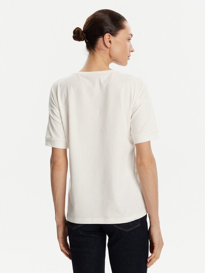 Olsen Olsen Camiseta 11105007 Blanco Relaxed Fit
