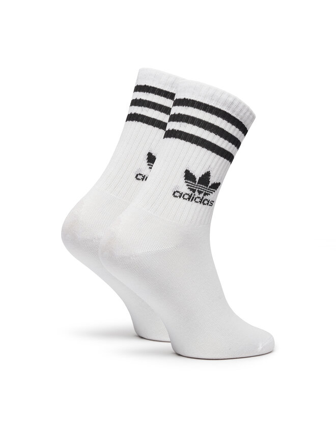 adidas Zestaw 3 par wysokich skarpet unisex adidas IJ0733 Biały