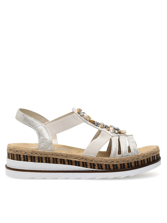 Rieker Sandalen Rieker V7949-90 Silberfarben
