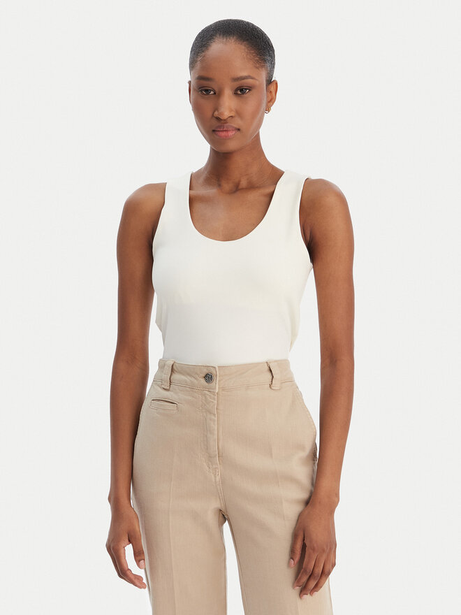 Marella Marella Top Emme by Marella Tiglio 2615941051 Creme Slim Fit