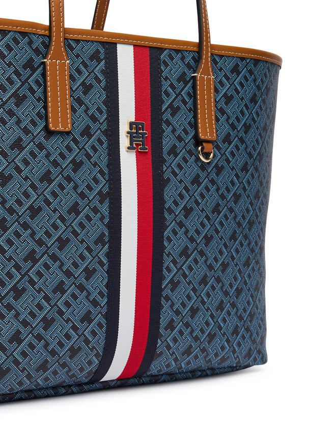 Tommy Hilfiger Handtasche Tommy Hilfiger Th Monoplay AW0AW19178 Dunkelblau