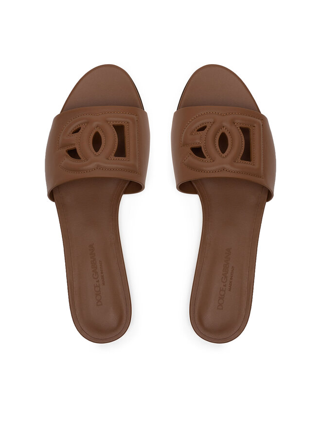 Dolce&Gabbana Шльопанці Dolce&Gabbana CQ0436 AY329 Коричневий