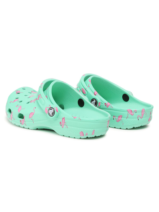 Crocs Шльопанці Crocs Classic Vacay Vibes Clog 206375 Зелений