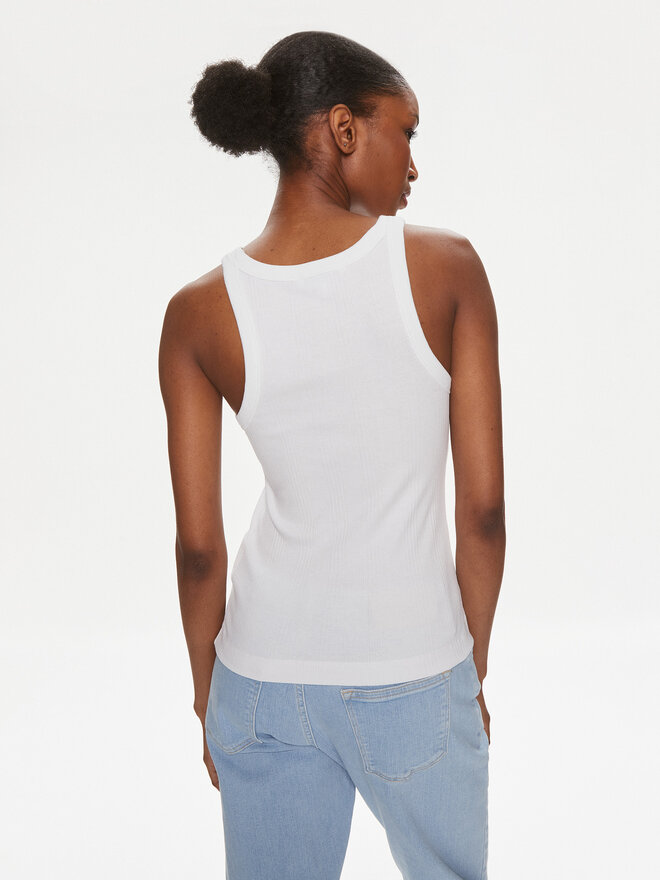 Calvin Klein Jeans Calvin Klein Jeans Top Variegated J20J223104 Weiß Slim Fit